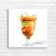 Vibrant Fruit Splash Cocktail Canvas Print