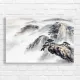 Serene Mountain Mist Landscape Canvas Print