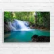 Tranquil Waterfall Nature Scene Canvas Print