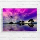 Serene Elephant Silhouette Canvas Print