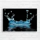 Dynamic Water Splash Artwork Canvas Print