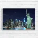 Majestic Liberty Statue & NYC Skyline Canvas Print