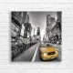 Iconic Yellow Taxi Times Square Canvas Print