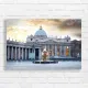 St. Peter's Basilica at Dusk Canvas Print