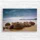 Mystic Moeraki Boulders Beach Canvas Print