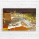 Venice Canal Bridge Night Lights Canvas Print