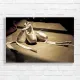 Elegant Ballet Slippers Serene Dancer Canvas Print