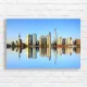 Shanghai Skyline Reflection Canvas Print
