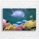 Serene Jellyfish & Coral Reef Canvas Print