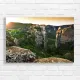 Meteora Monasteries Sunset Wall Art Canvas Print