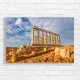 Ancient Greece Temple Columns Canvas Print