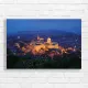 Budapest Castle Twilight Canvas Print