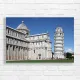 Leaning Tower of Pisa & Cathedral Canvas Print