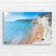 Stunning Mediterranean Beach Cliffs Canvas Print