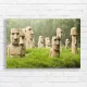 Mystical Moai Easter Island Canvas Print