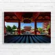 Serene Japanese Temple Archway Canvas Print