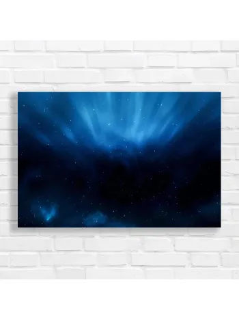 Cosmic Black Hole Aurora Canvas Print