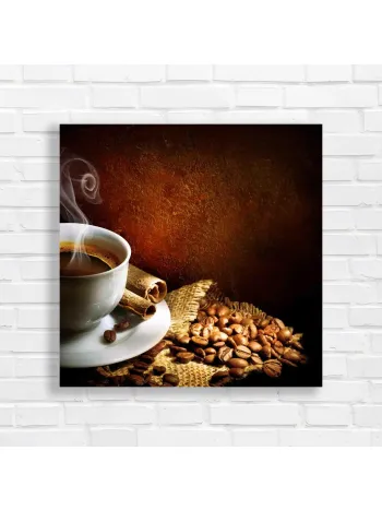 Aromatic Coffee & Cinnamon Cozy Vibes Canvas Print
