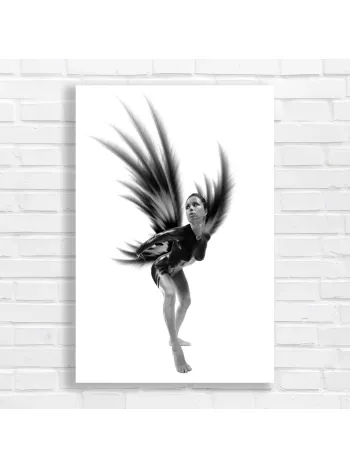 Angel Wings Art Portrait Canvas Print