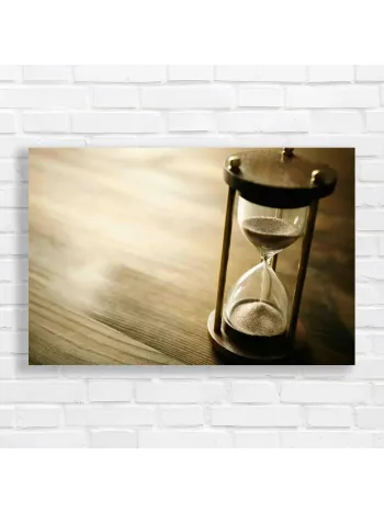 Timeless Elegance Hourglass Canvas Print