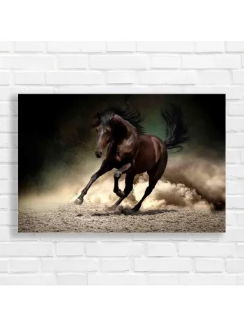 Majestic Horse Galloping Canvas Print - Equestrian Art