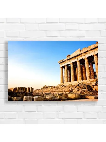 Parthenon Athens Ancient History Canvas Print