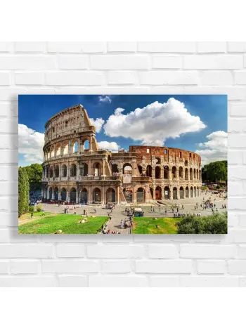 Colosseum Rome Landmark Canvas Print