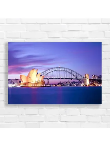 Sydney Opera House & Harbour Bridge Canvas Print