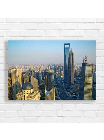 Modern City Skyline Canvas Print