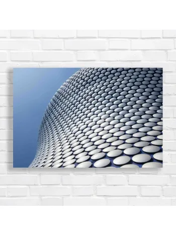 Modern Architectural Circles Canvas Print