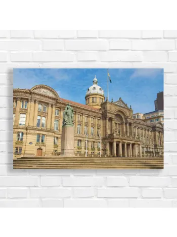 Birmingham Town Hall Statue Canvas Print