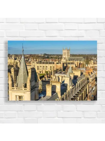 Majestic Architecture Cityscape Canvas Print